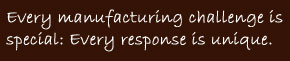 IRIM-Every Manufacturing challenge is special: Every response is Unique